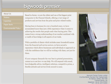 Tablet Screenshot of bigwoodspremier.com